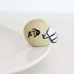 Nora Fleming University of Colorado Helmet Mini A320