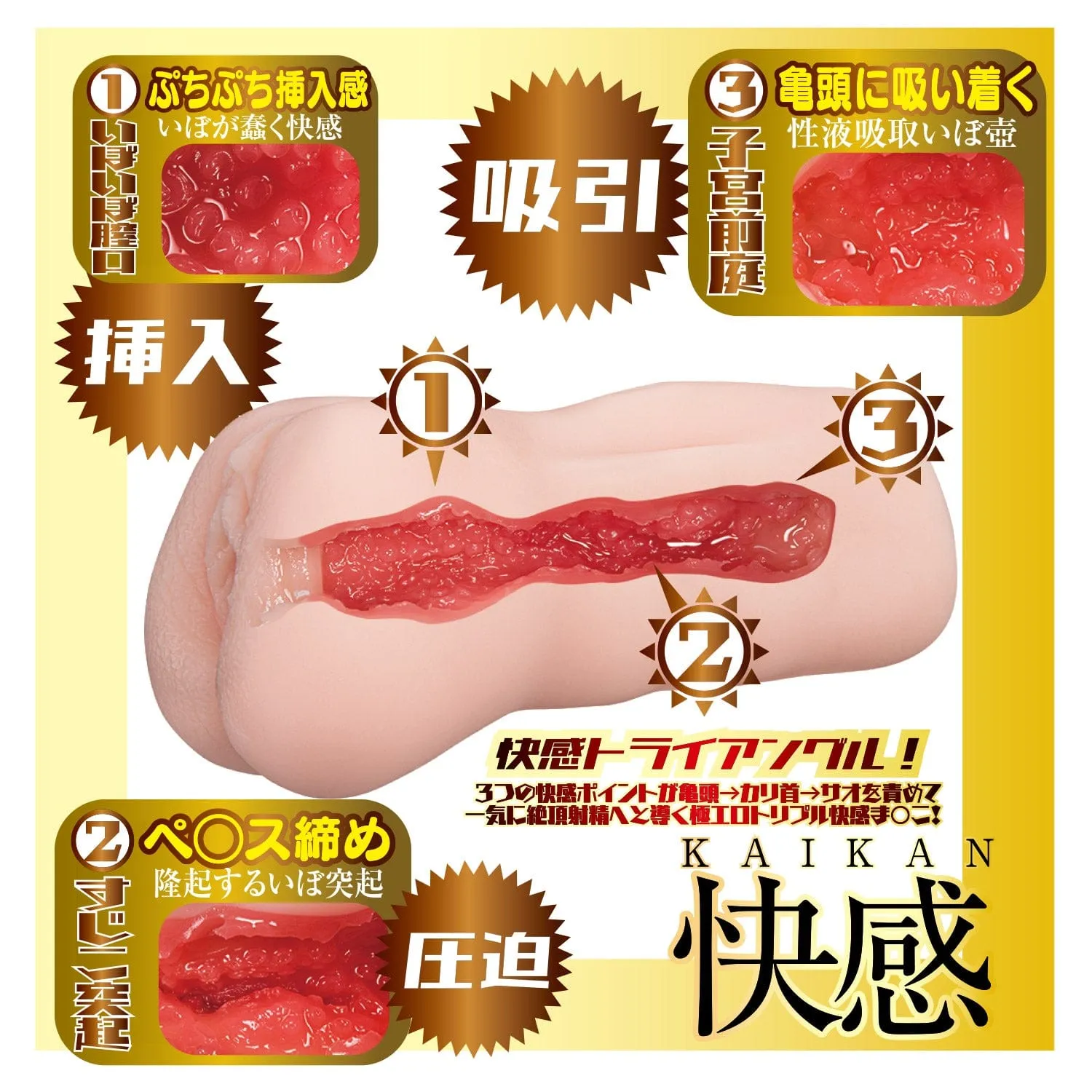 NPG - AV Mini Masterpiece Meiki Jinguji Nao Onahole (Beige)