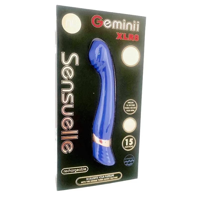 Nu Sensuelle Geminii XLR8 Vibrator Ultra Violet