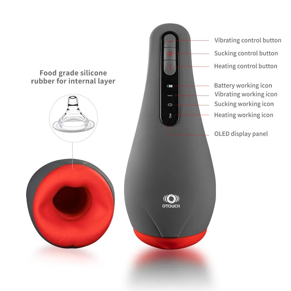 OTOUCH Automatic Heating Sucking Masturbator Vibrator