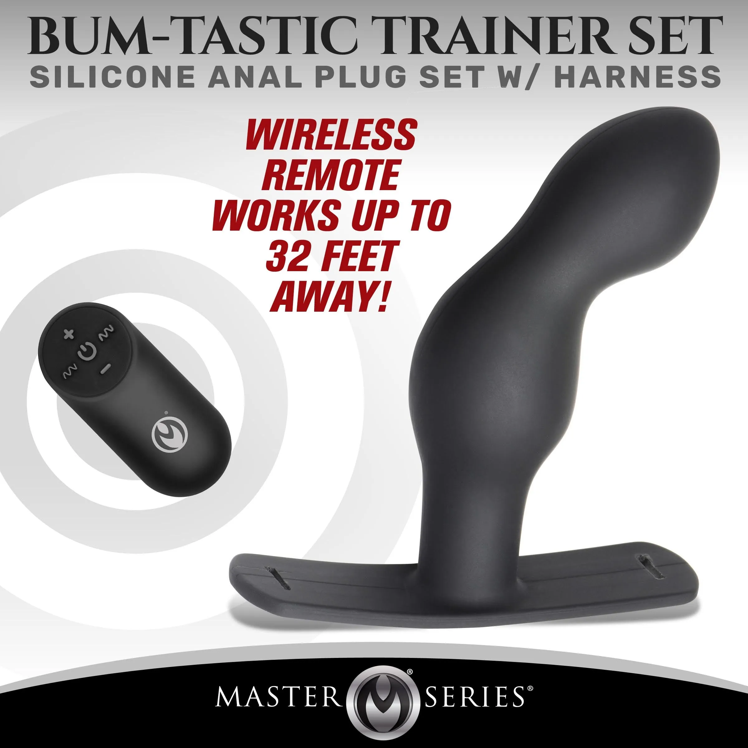 P-spot Plugger Prostate Plug With Comfort Harness And Remote Control