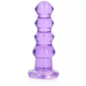 Realrock Crystal Clear Curvy Anal Plug 5.5 by Shots