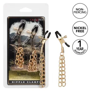 Ride Em™ Denim Nipple Clamps by Cal Exotics