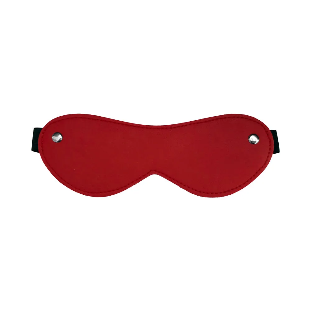 Rouge Fetish Play Vegan Blindfold Red