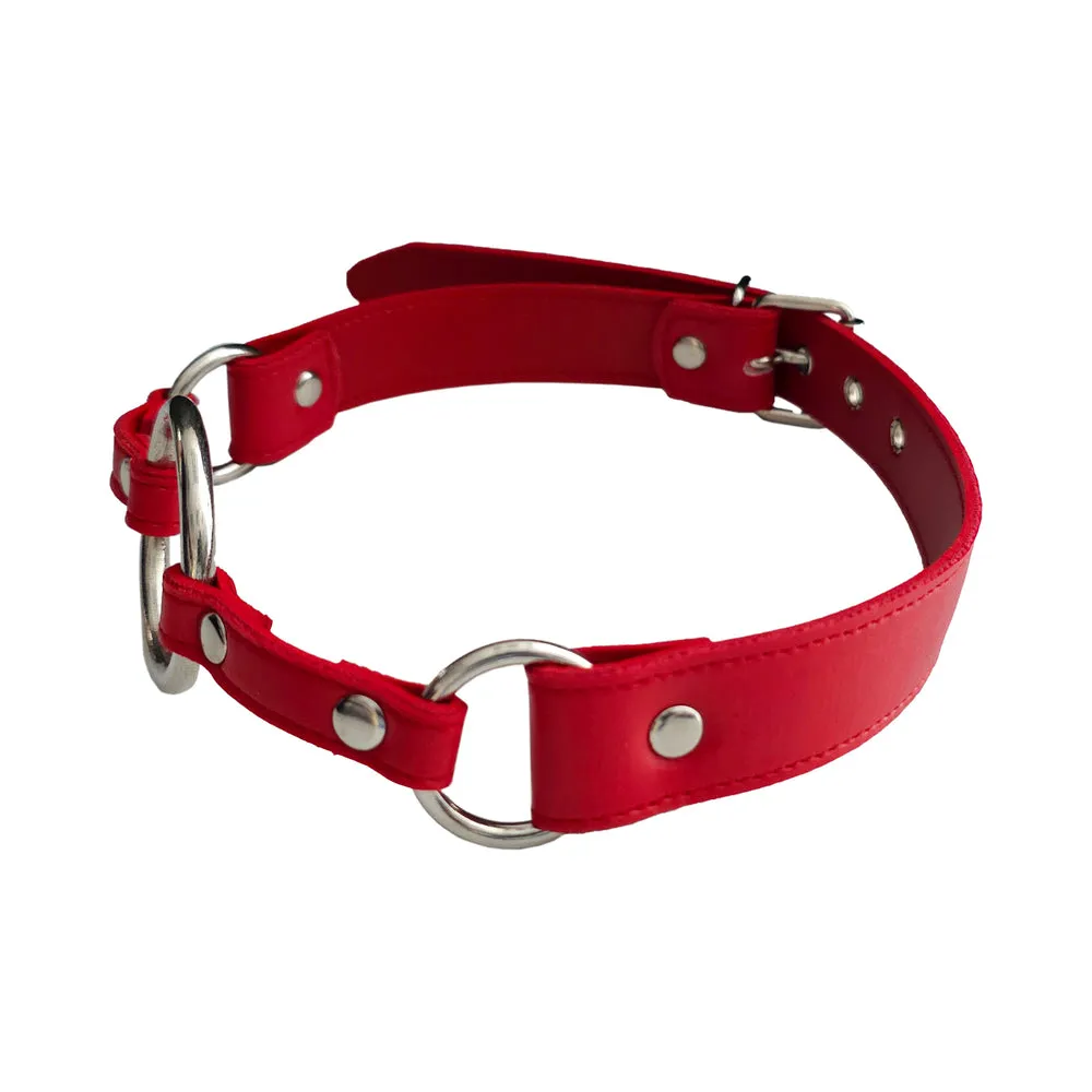 Rouge Fetish Play Vegan O-Ring Gag Red
