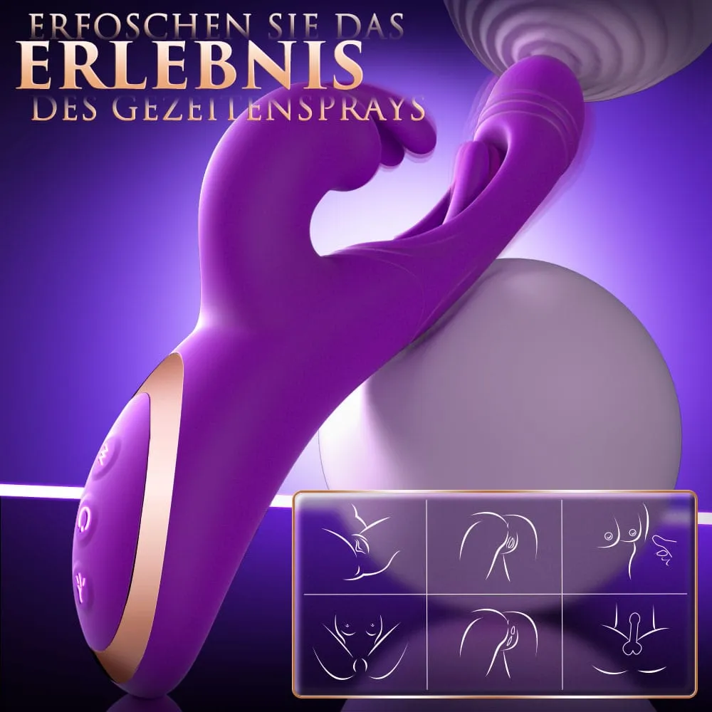 SARAH| Unique 3 in 1 Multiple Stimulation female G-Spot Vibrator Toy