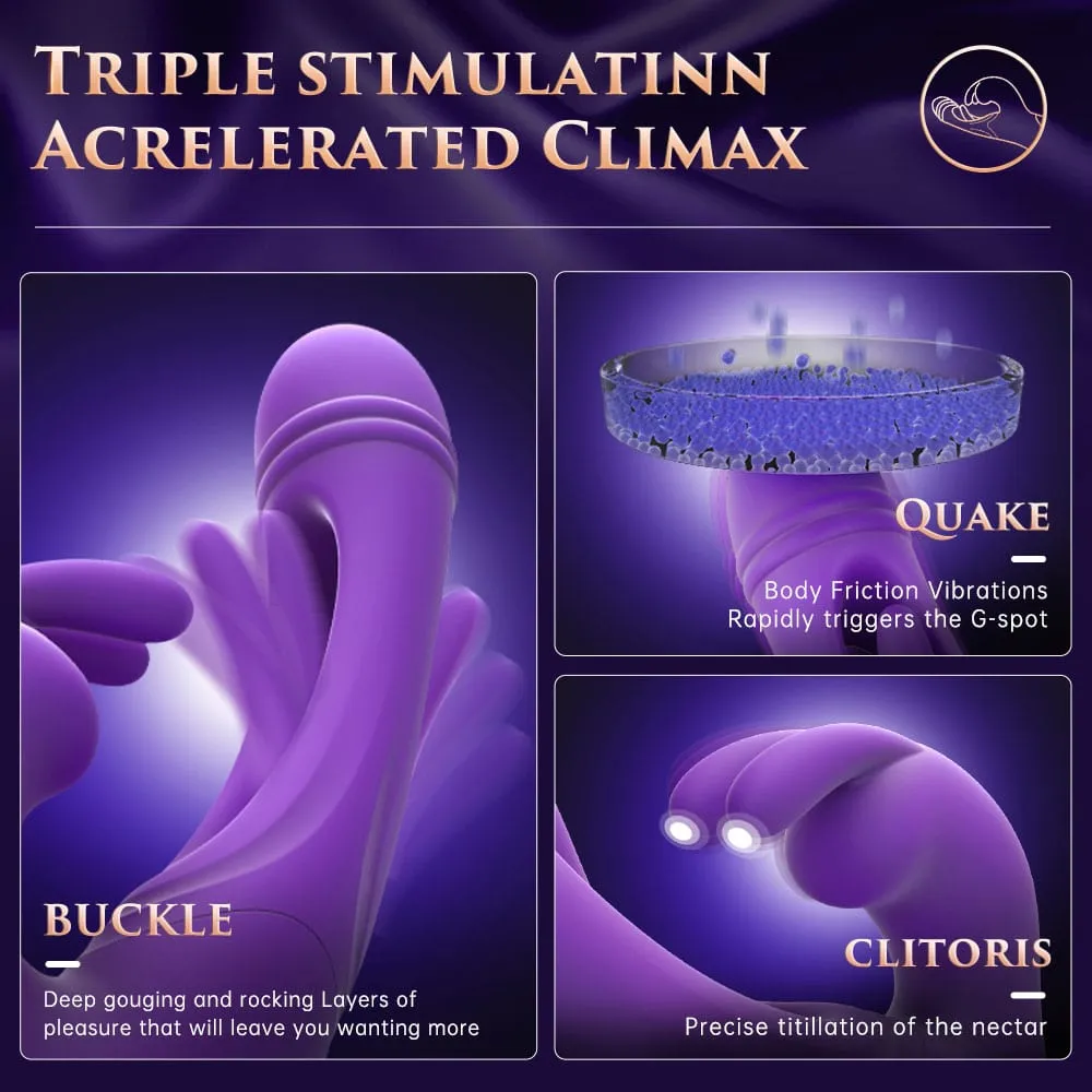 SARAH| Unique 3 in 1 Multiple Stimulation female G-Spot Vibrator Toy