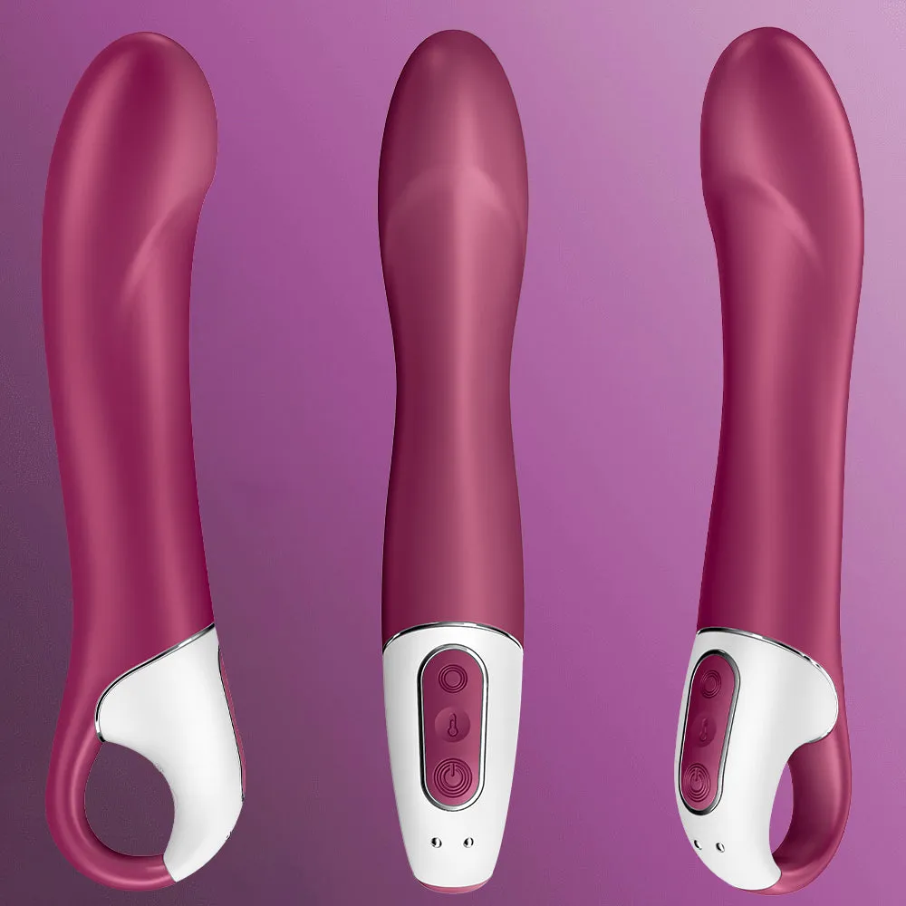 Satisfyer Big Heat Warming G-Spot Vibrator APP 9 Dildo Couples Sex Toy