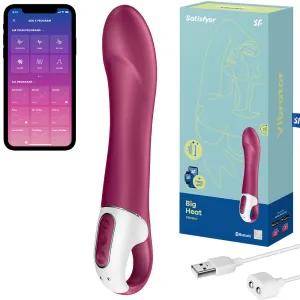 Satisfyer Big Heat Warming G-Spot Vibrator APP 9 Dildo Couples Sex Toy