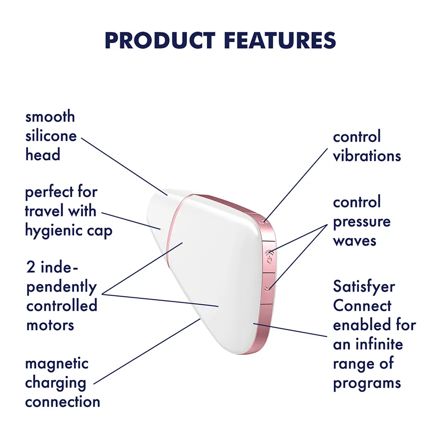 Satisfyer Love Triangle White Stimulator