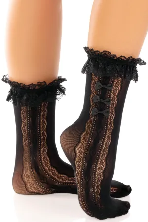 Sweetheart Lace Ankle Socks