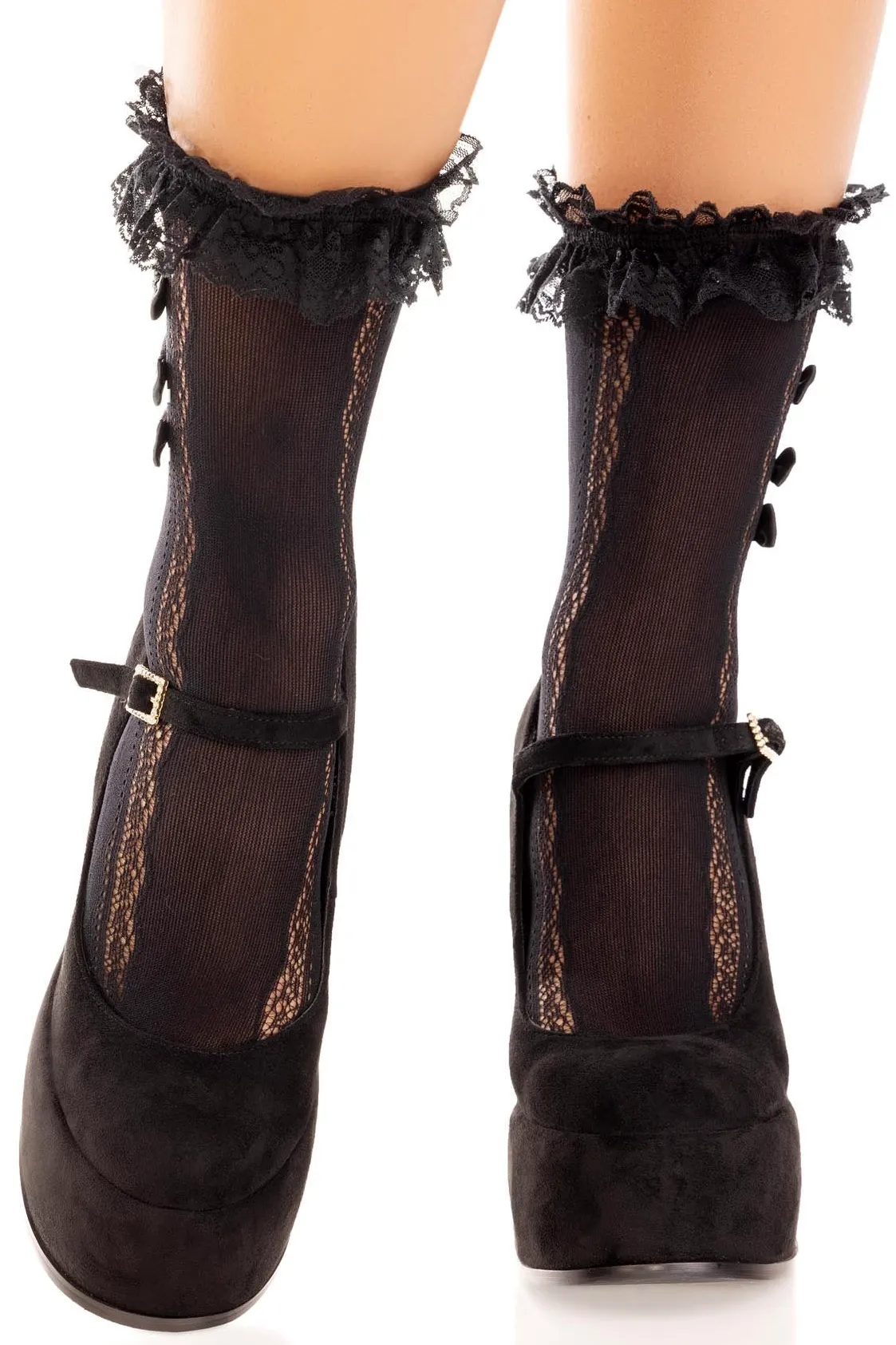 Sweetheart Lace Ankle Socks