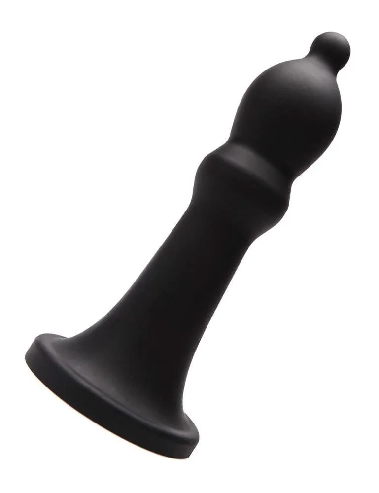 Tantus Bishop XL Silicone Dildo. Black