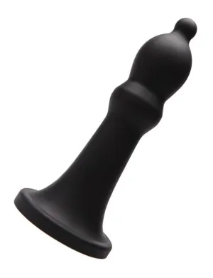Tantus Bishop XL Silicone Dildo. Black