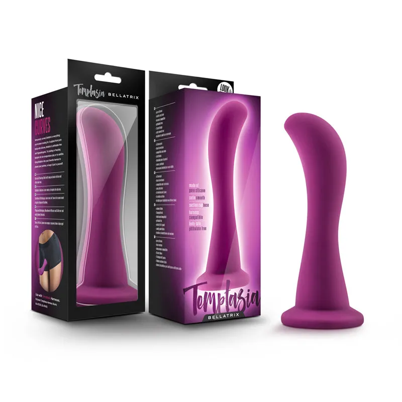 Temptasia Bellatrix 6.25 in. Curved Dildo Plum