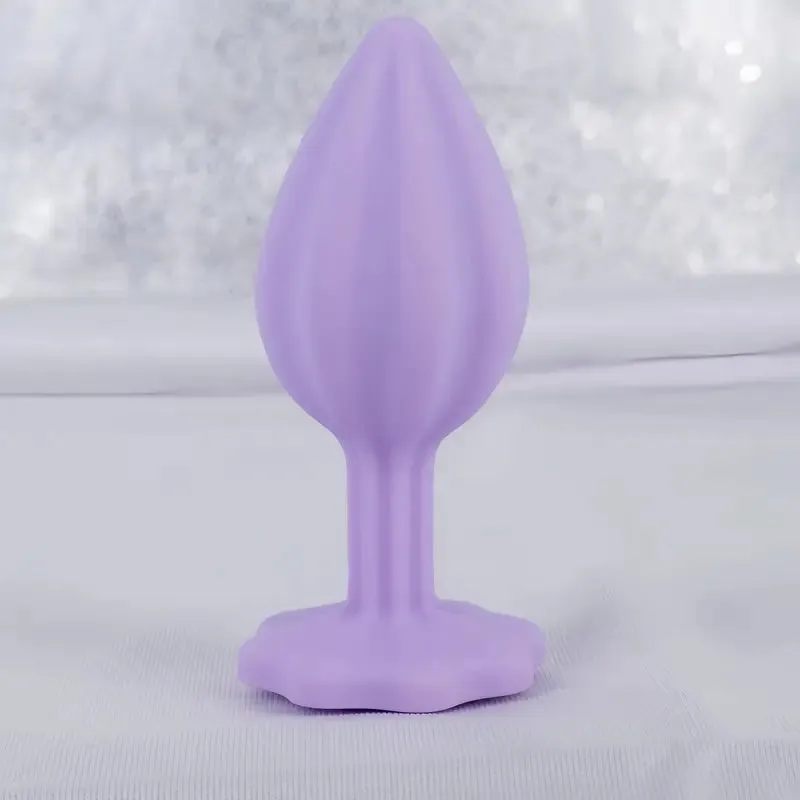 Three-piece Diamond Jewelry Decorated Anal Training Butt Plug