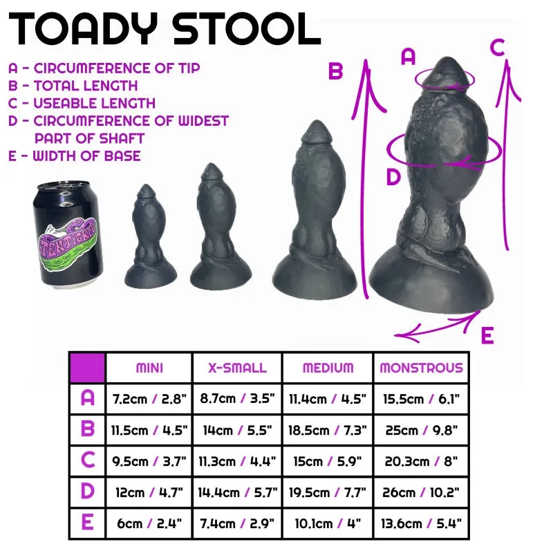 Toady Stool 'Cake Drip - UV Pan Pride' mini soft (OO30) *NEW MINI SIZE