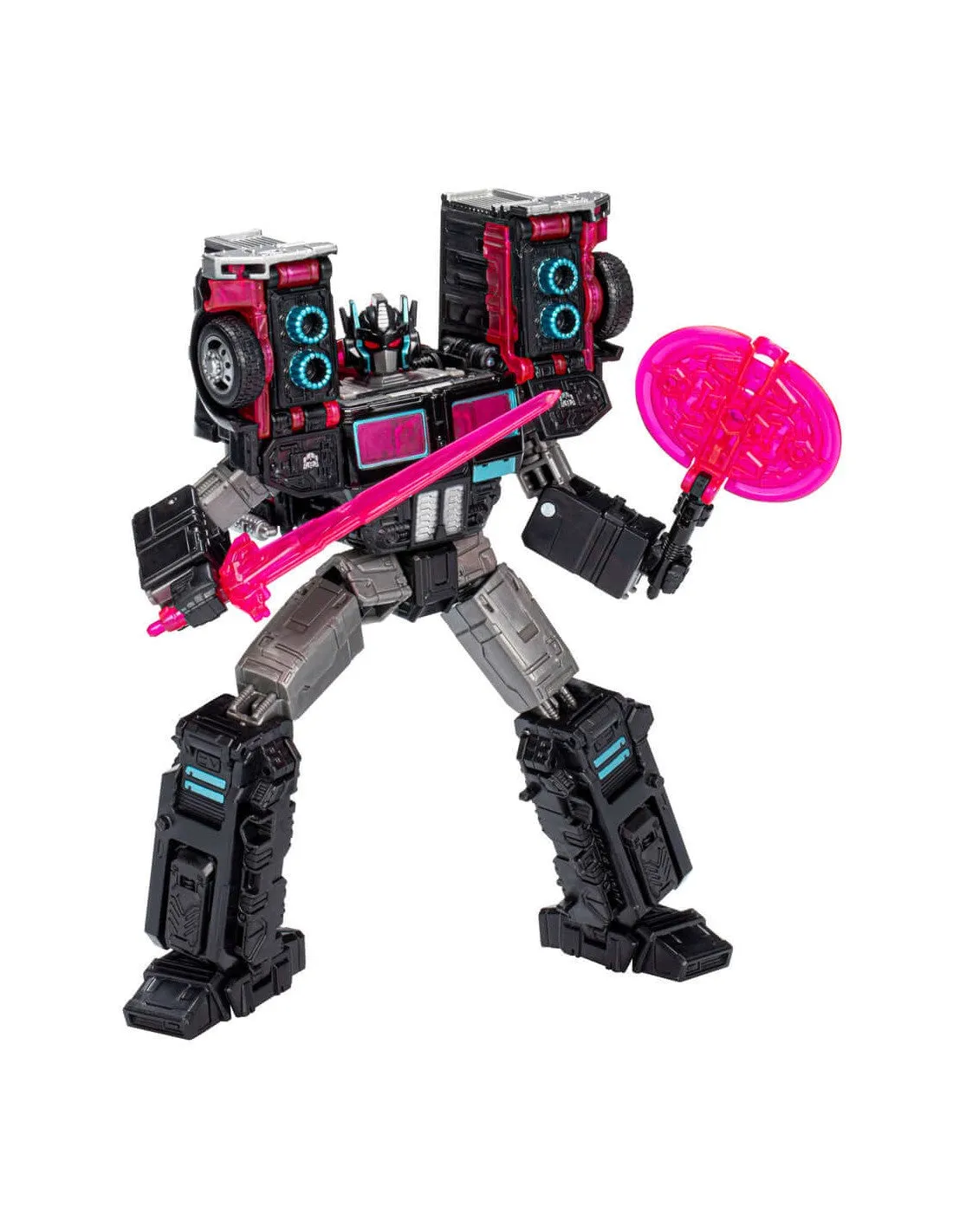 Transformers Legacy Velocitron Speedia 500 Collection Leader Class Scourge Black Action Figure