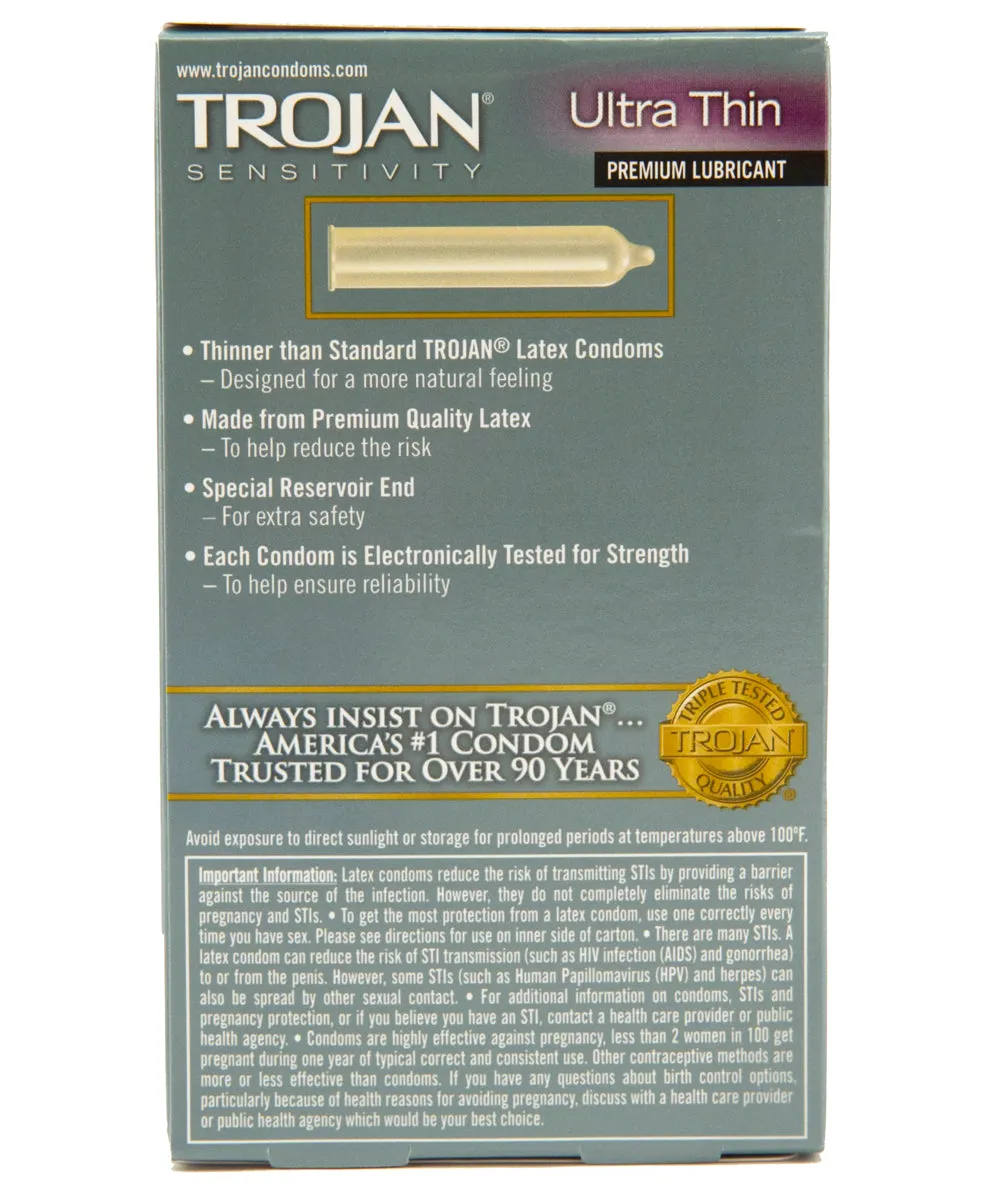 Trojan Ultra Thin Condoms - Extra Thin Condoms