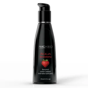 Wicked Aqua Strawberry Flavored Lubricant