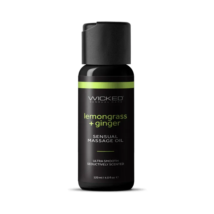 Wicked Lemongrass & Ginger Sensual Massage Oil 4 oz