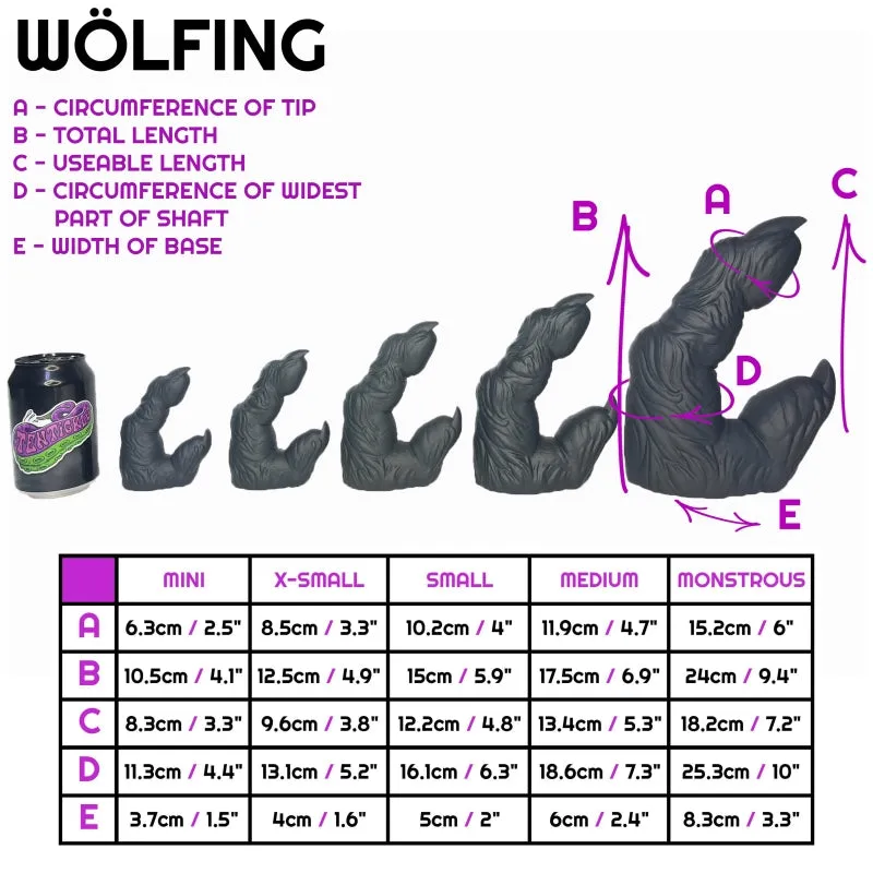 Wölfing Black Sparkle x-small medium (OO50)